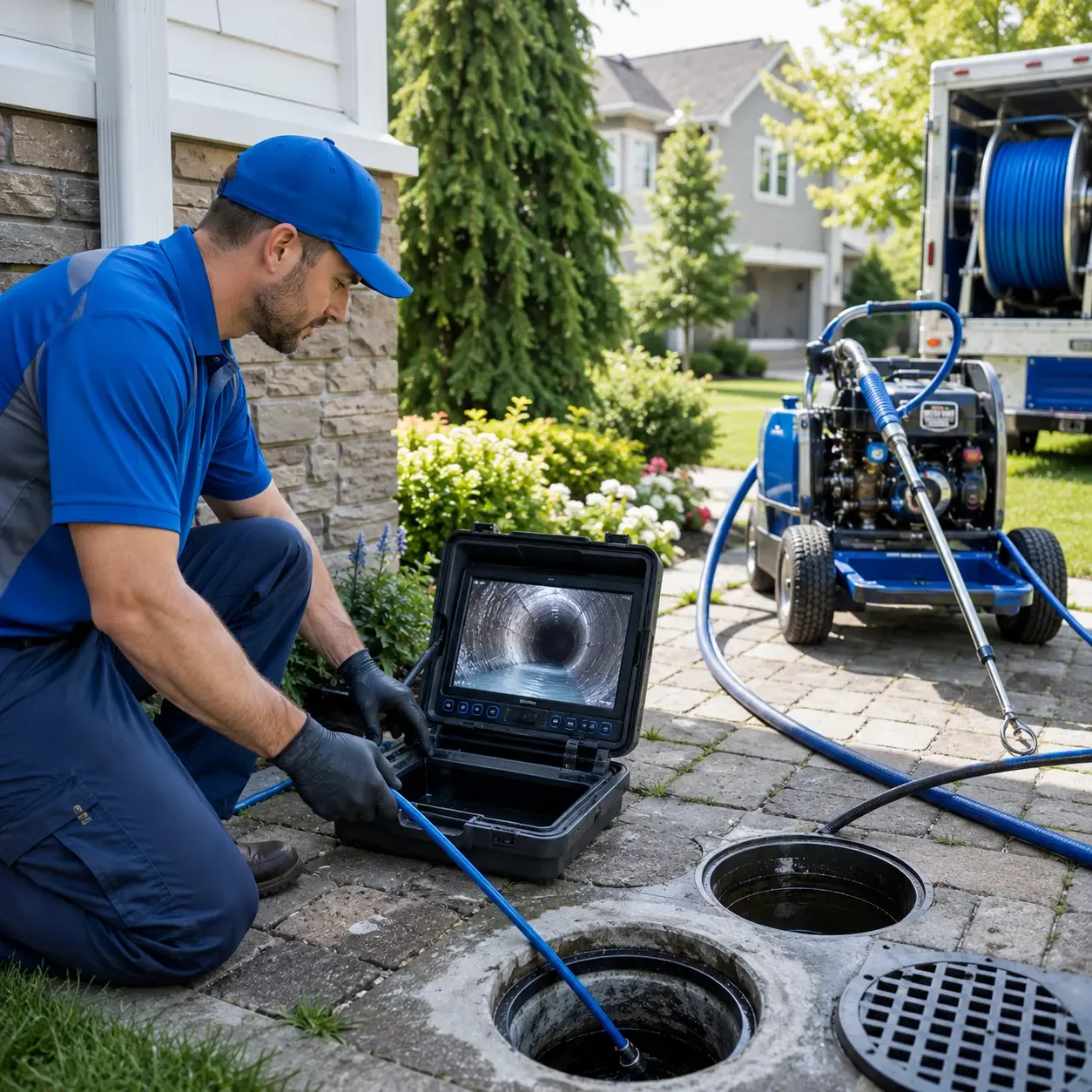 Outdoor drain cleaning professionals serving Califon, NJ
